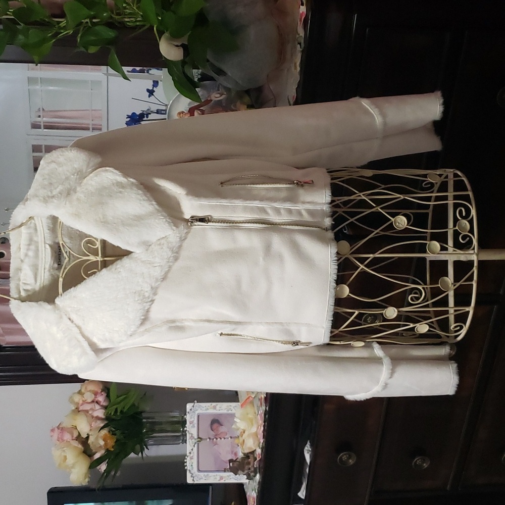 BEBE Faux sheep coat